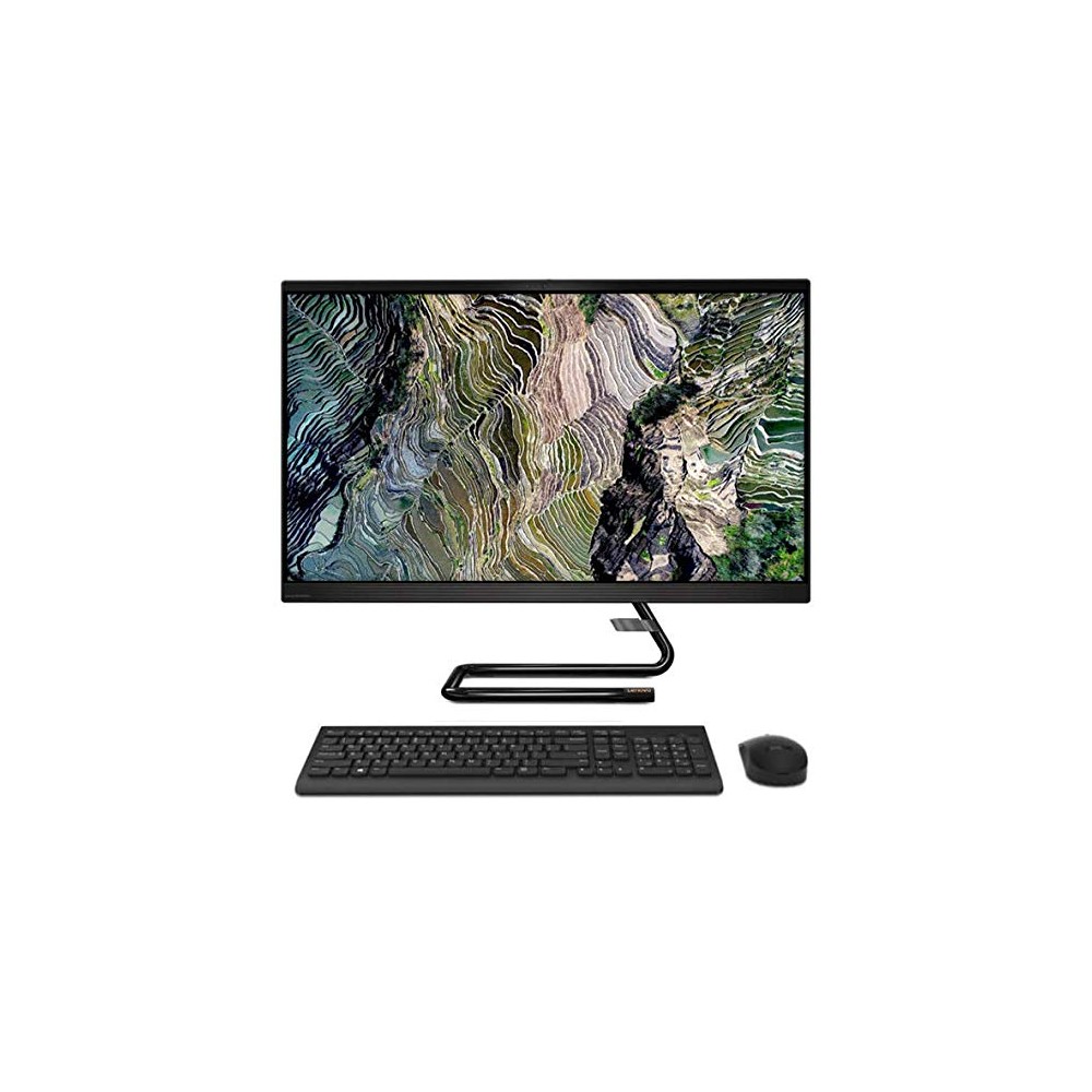 LENOVO Ideacentre AIO 3, cpu AMD 4° GEN. 2 Core 2,7 ghz, Monitor 23.8" Display FHD 1920x1080 Pixels, DDR4 8 GB, SSD 256 GB Nvme,